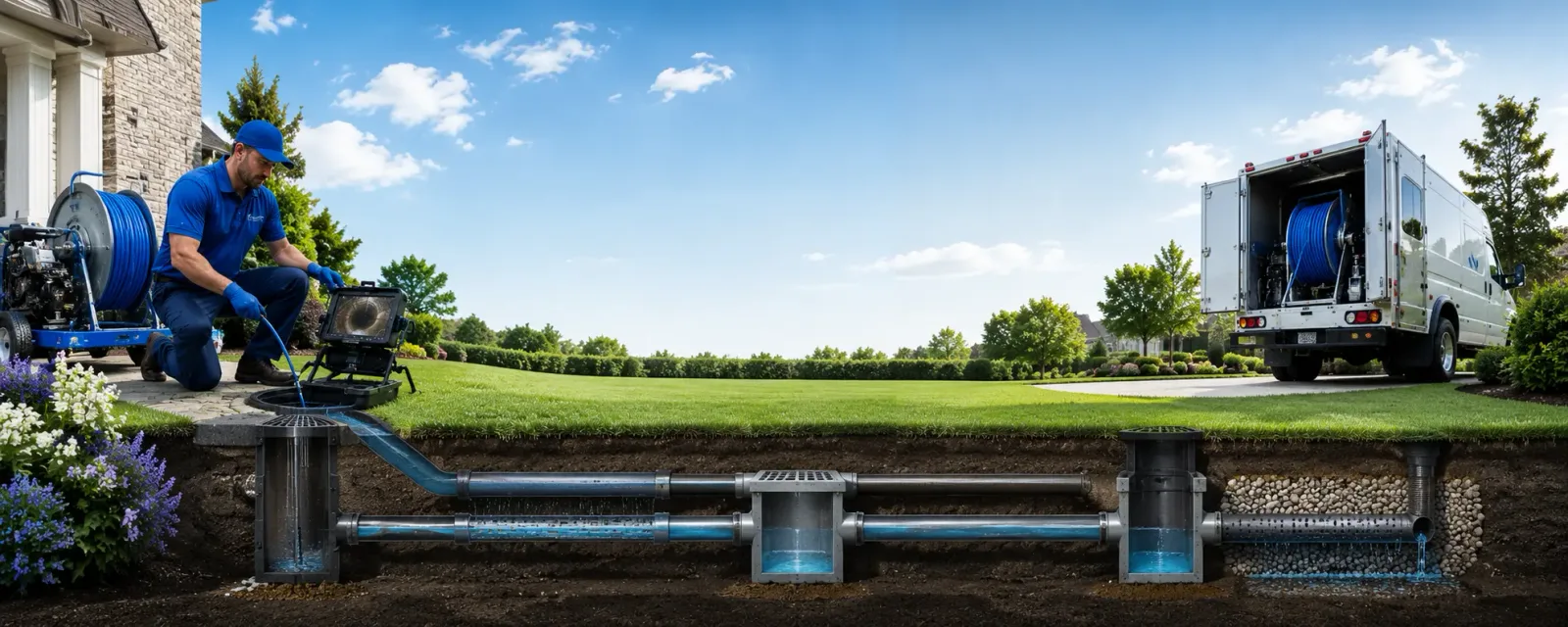 Outdoor drain cleaning information for Whittier, NC